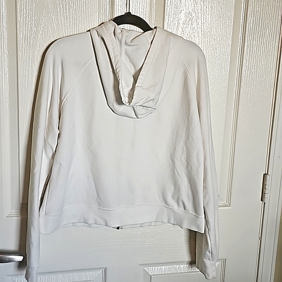Gap Women's White Stretch Hoodie Size XL - Picture 2 of 8